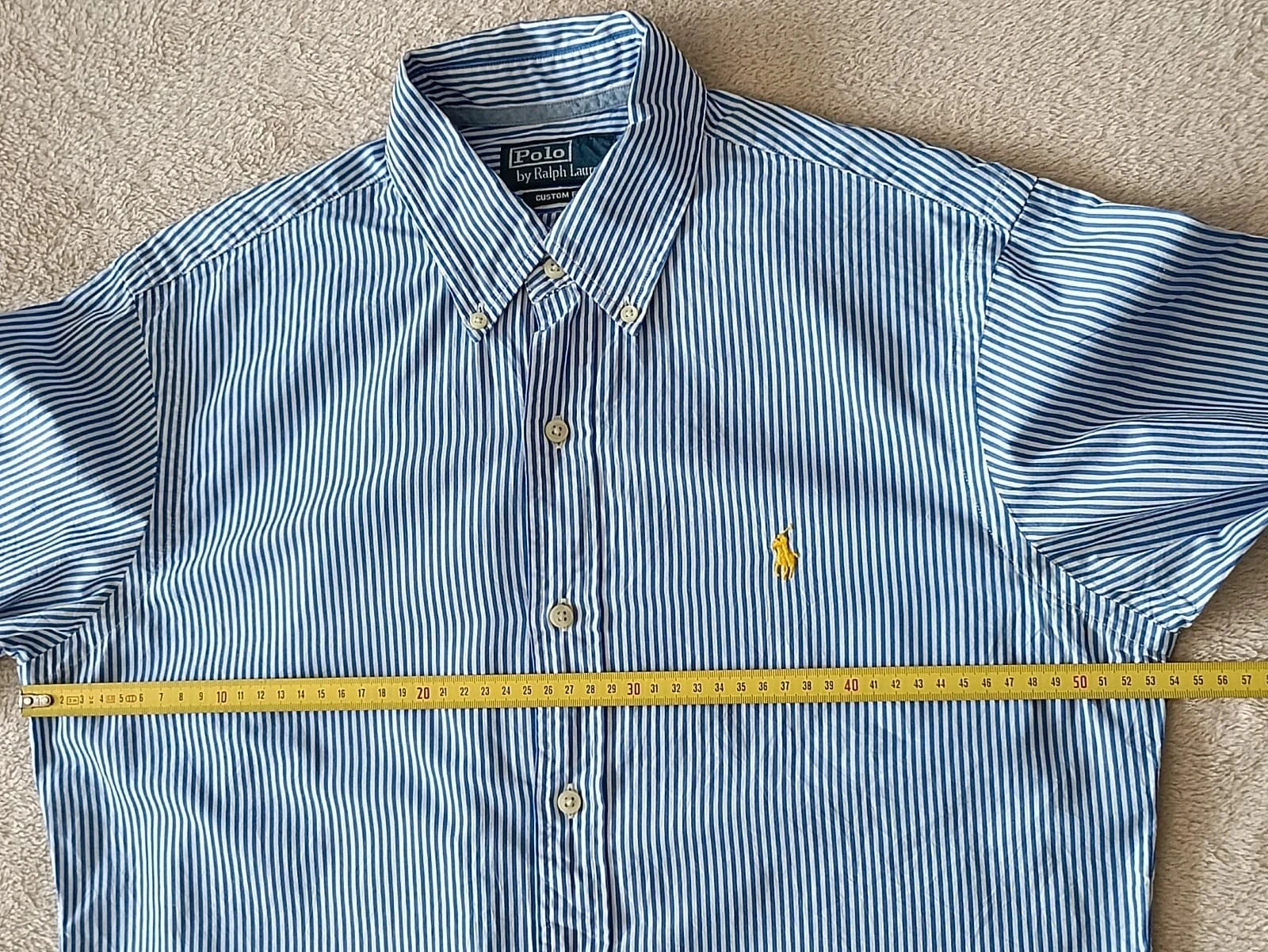 Polo Ralph Lauren blauw gestreept overhemd wit Maat M – photo 14